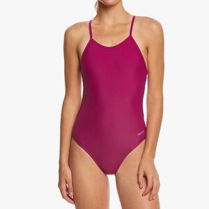 Sporti Micro Back Women's One Piece Competitive Swimsuit, Sz 32, Magenta